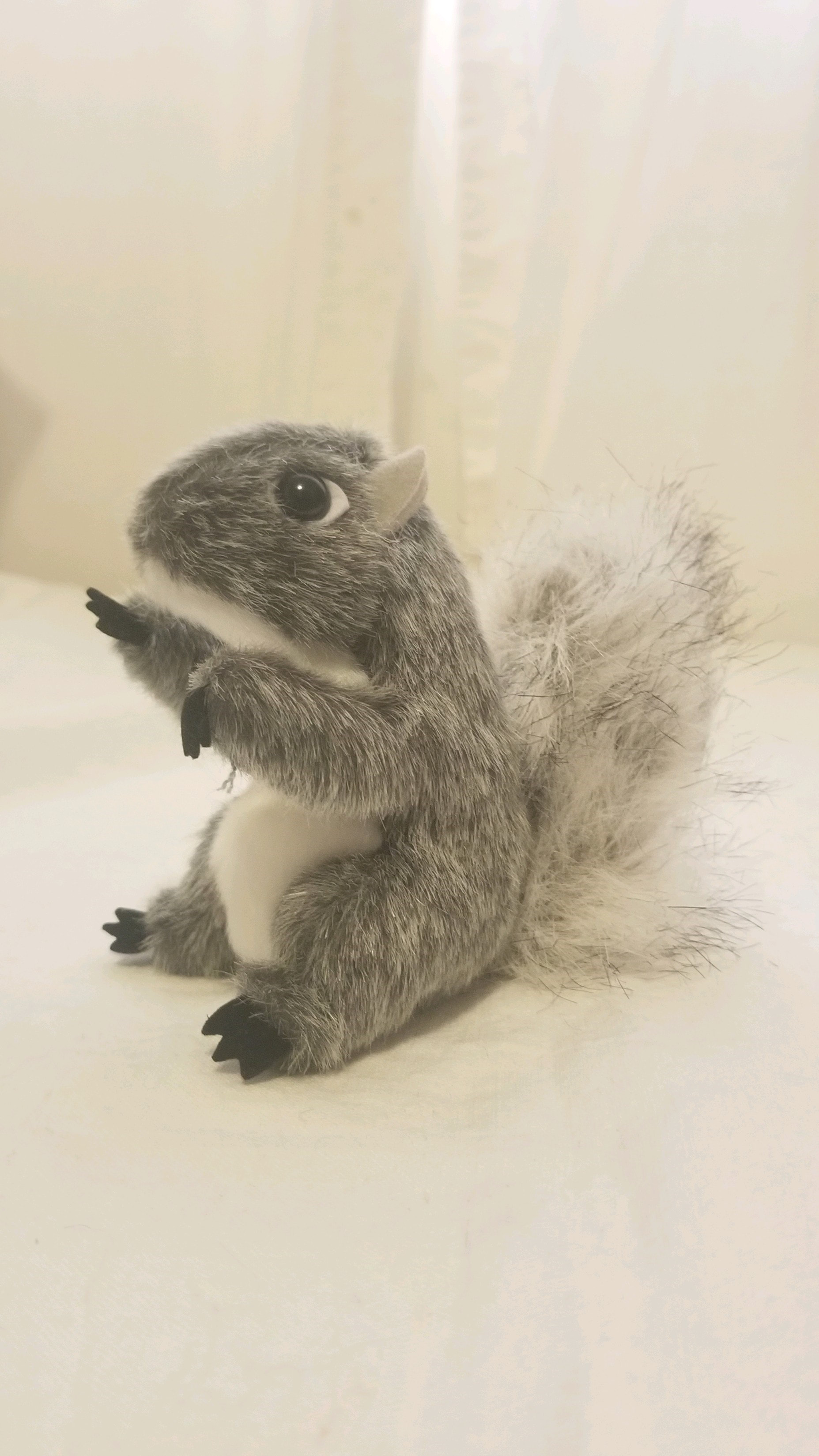 Folkmanis Mini Gray Squirrel Finger Puppet
